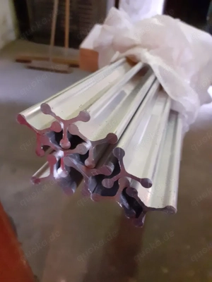 Alu-Räucherstangen, Alu-Sternprofil neu, 4 Meter lang, abzugeben