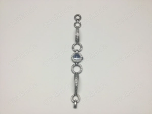 Rio Damen Vintage Armbanduhr Versilbert 