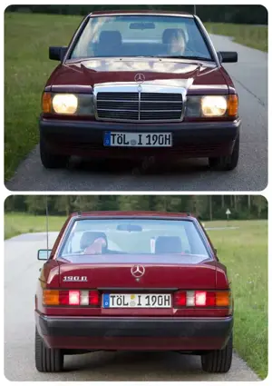 Mercedes-Benz 190 Diesel, H-Kennzeichen, 4-Gang, org. Lack Bild 4