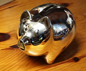 Sparschwein aus Metall, Kaffeekasse, Trinkgeld, kleiner Safe