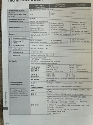 Panasonic TX-L32 EW 30 Bildschirm 80 cm HD LED LCD Internet TV Bild 5