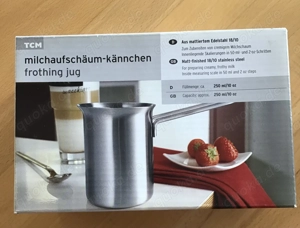 Milchaufschaumkännchen Edelstahl 18 10 Bild 2