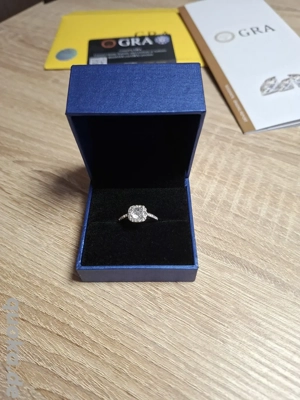 VVS1 Moissanite Ring 0,5ct