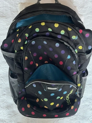 Coocazoo - Schulranzen Rucksack Kinder - schwarz mit Punkten Bild 8