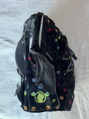 Coocazoo - Schulranzen Rucksack Kinder - schwarz mit Punkten Bild 2