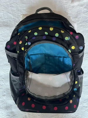 Coocazoo - Schulranzen Rucksack Kinder - schwarz mit Punkten Bild 5