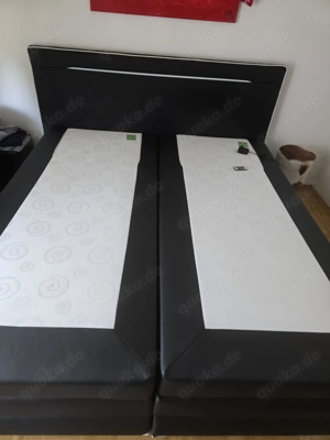 Boxspringbett 180x200 mit Bettkasten und Matratze