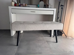 Sitzbank aus Boucle 