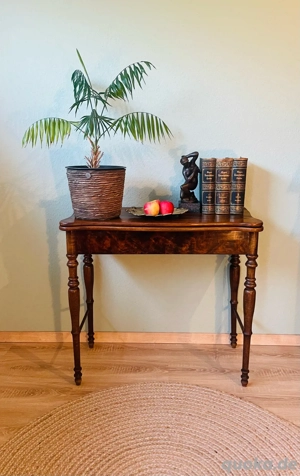 Spieltisch, Beistelltisch, antik, 1860er, Frankreich, Klappbare Tischplatte, Augenweide