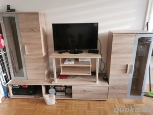 Wohnwand (Vitrinenschränke, TV Boards) 