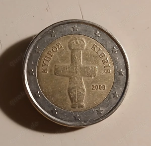 2 Euro Münze Zypern 2008