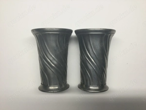 Zinn Becher Vintage Set 