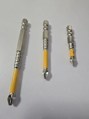  PH2 Kreuzschlitz Schrauberbits S2 Stahl 50 70 90mm Magnetisch Rutschfest