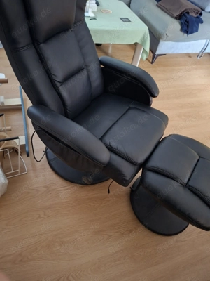 Massagesessel mit Massagefußteil Bild 2