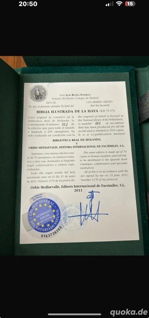 Illustrierte Bibel von Den Haag