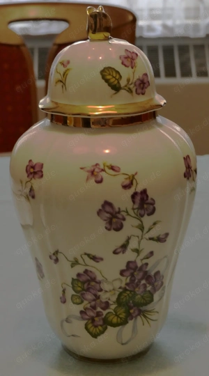 Bavaria Wundsiedel Deckelvase