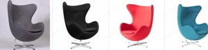 Sessel design Egg chair Kaschmir farbe