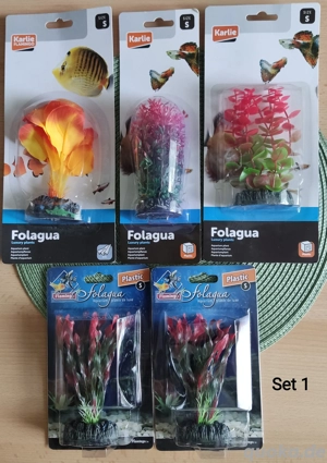 Aquarium Pflanzen 2 x 5 er Set Neu 