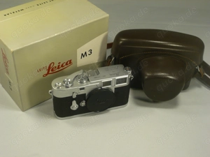 Leica    M3 neuwertig im Originalkarton Baujahr 1955 Bild 2