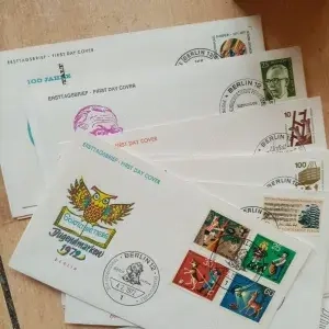 30 erstagsbriefe top erhaltung