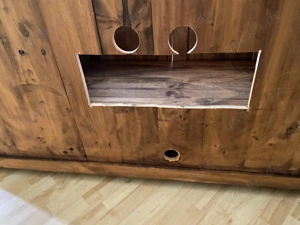 Echtholz Kommode Ponderosa Pinie Honig Pueble Longboard Wohnzimmer Haus Wohnung Gäste Bild 7