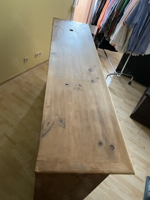 Echtholz Kommode Ponderosa Pinie Honig Pueble Longboard Wohnzimmer Haus Wohnung Gäste Bild 5