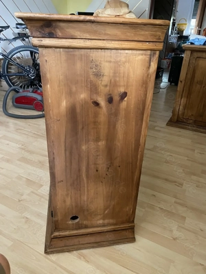 Echtholz Kommode Ponderosa Pinie Honig Pueble Longboard Wohnzimmer Haus Wohnung Gäste Bild 4
