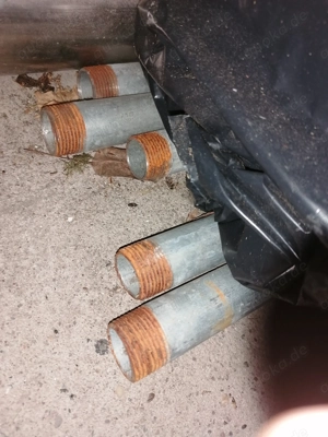 1" Stahlrohr Stücke 3m Verzinktes Stahl