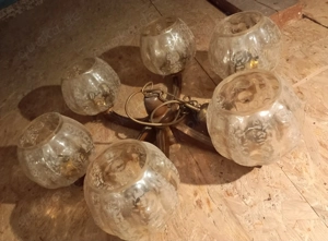 Deckenlampe Massivholz in Retro Look 