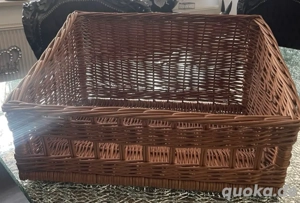 geflochtener Korb gross Rattan