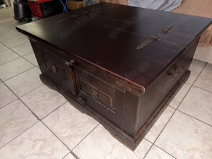 massiv Echtholz Wohnzimmer Couchtisch Tisch Wohnung Haus Bungalow TV Zimmer Schränke