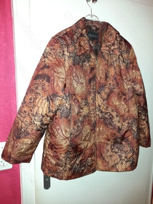 Braune Damen-Jacke mit schönem Muster von BARISAL Bild 2