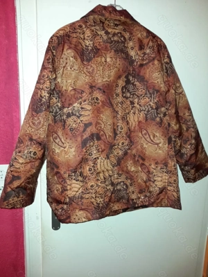 Braune Damen-Jacke mit schönem Muster von BARISAL Bild 5