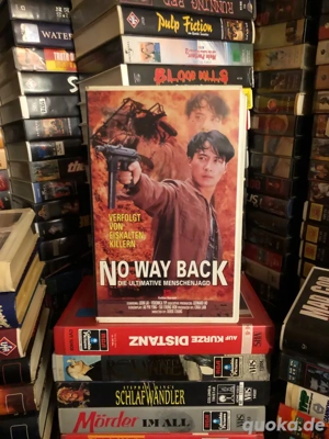 No way back: Die ultimative Menschenjagd - VHS Video Film Kassette FSK 18