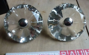 Diamant Griff massiver Glas Diamant ca 8,5 cm Für Tür Schublade oder Deko  Bild 5
