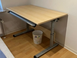 Paidi Schreibtisch , gut erhalten, Ahornfurnier - große Arbeitsfläche