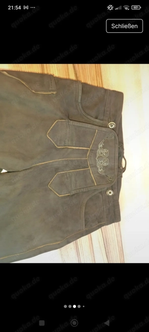 Kniebundhose Lederhose für Kinder  von Distler Gr.122