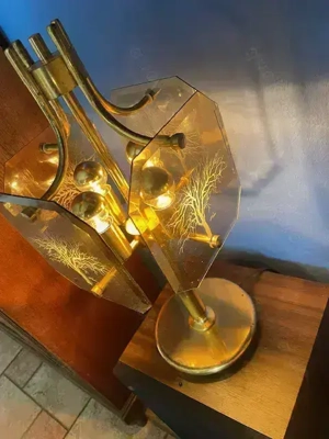 COLANI - Tisch-Lampe - Messing Bild 4