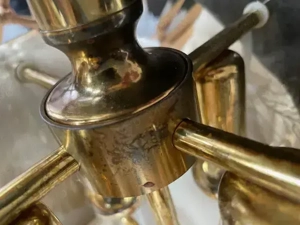 COLANI - Tisch-Lampe - Messing Bild 3