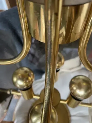 COLANI - Tisch-Lampe - Messing Bild 6