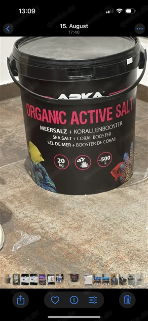 Arka Organic Active Salt   20 kg Eimer (ca. 18 kg übrig)   55  