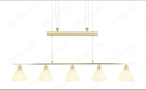 Pendelleuchte, 5-flammig, E14