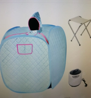 Dampfsauna Heimsauna Wärmekabine 1000w Fernbedienung 2.5L Bild 3