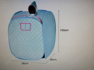Dampfsauna Heimsauna Wärmekabine 1000w Fernbedienung 2.5L Bild 9