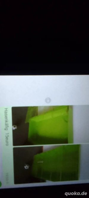 Hasenkäfig abzugeben