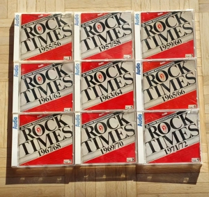 AUDIO ROCK TIMES 9 CD-VOL. 1-9 1955-1972 - 36 Jahre Rockgeschichte - U uqgj3686 (260)
