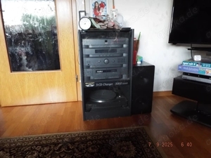 Sharp Hifi Anlage 500 Watt Bass und 2x 50 Watt Boxen mit Schrank 