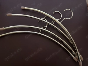 Kleiderbügel, 4 Stück - Metall, gold beschichtet