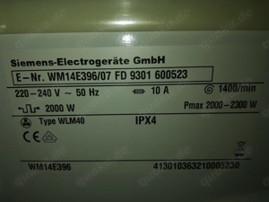 Siemens Extraklasse Waschmaschine 