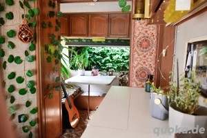 Ruhrgarten mit Wohnwagen und Vorzelt Dauercamping Campingplatz Bild 2